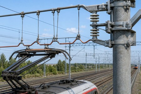 Контактная сеть железной дороги